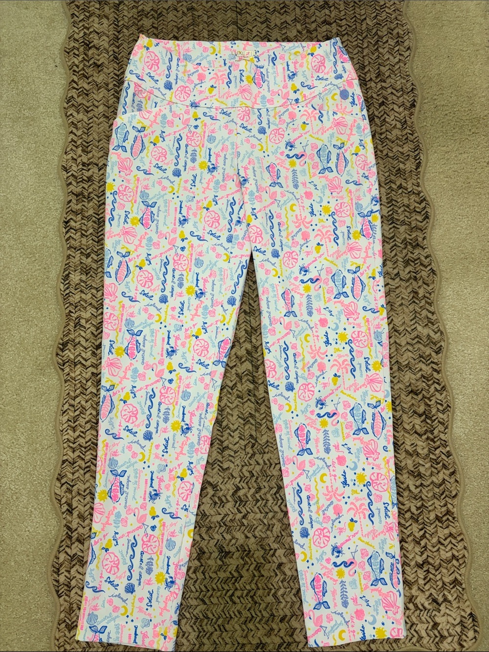 Lilly Pulitzer LUXLETIC fairway performance twill leggings - worn once.